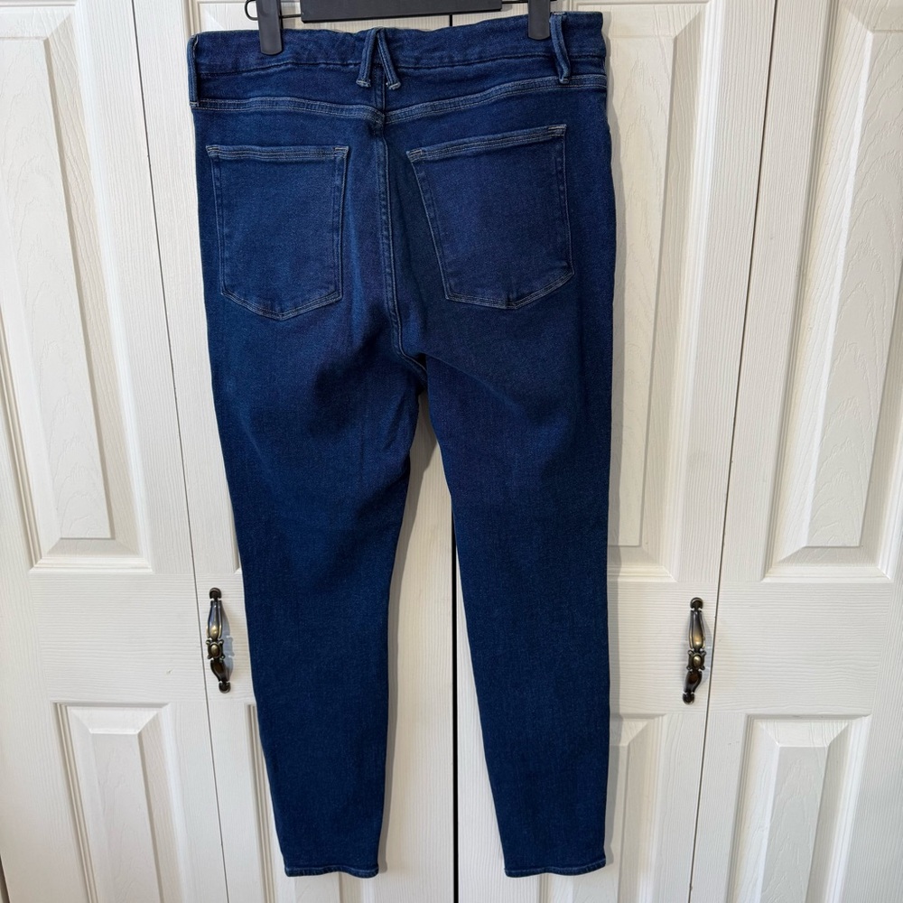 Good American Good Legs Crossover Jeans Women’s Size 16 Skinny High Waist - Picture 6 of 11